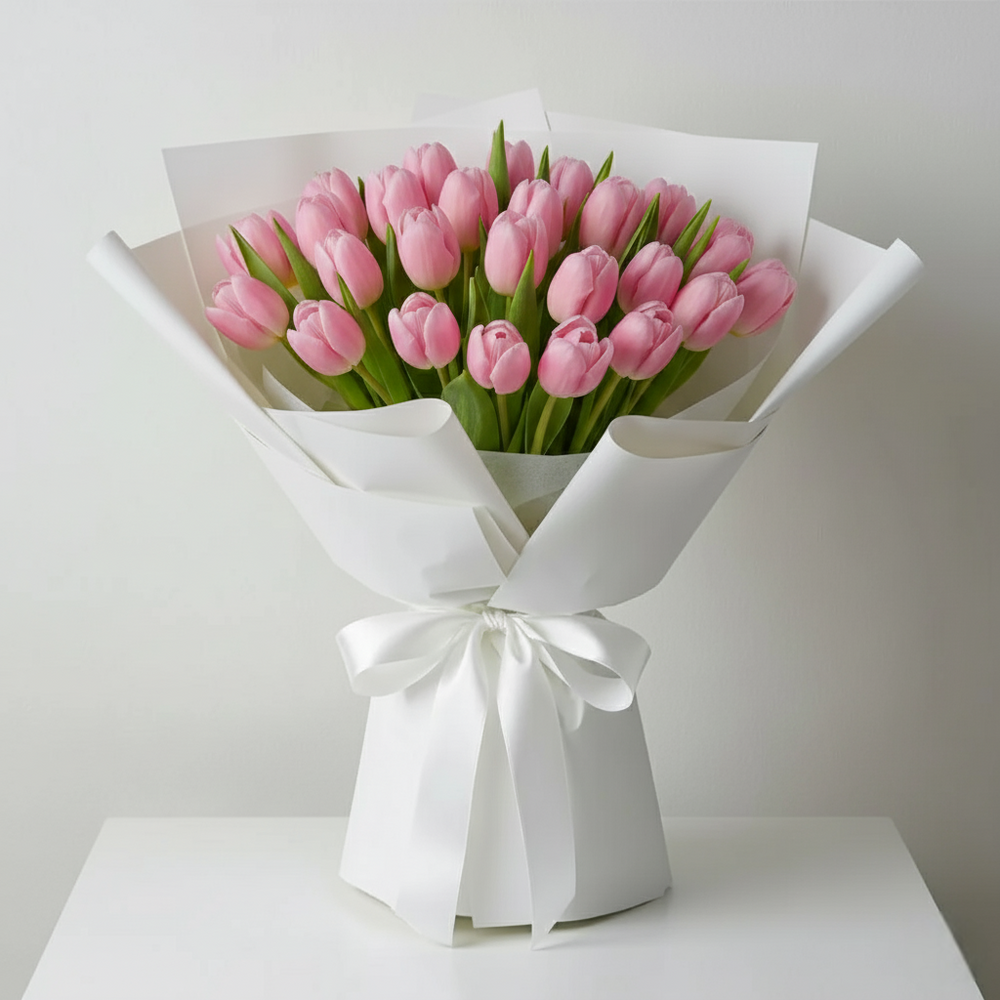 Bouquet Tulipani Rosa