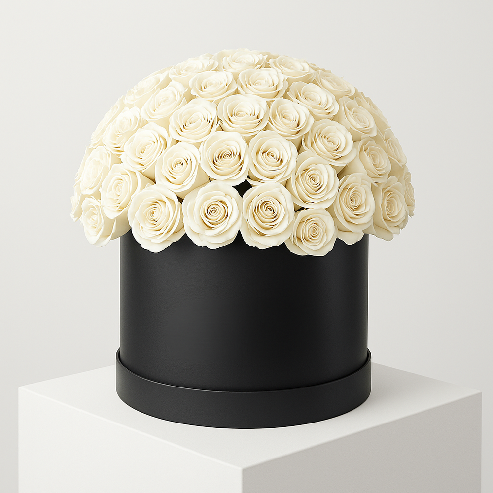 Cappelliera Rose Bianche