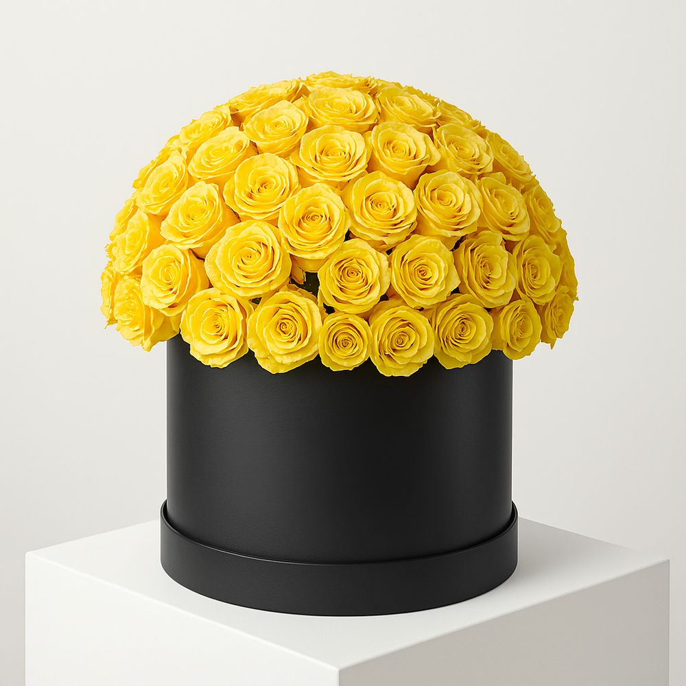 Cappelliera Rose Gialle