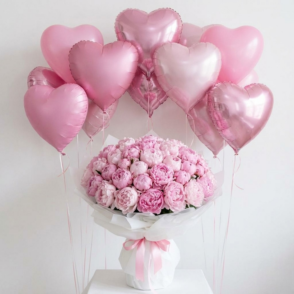 Festa della Mamma - Bouquet e Palloncini