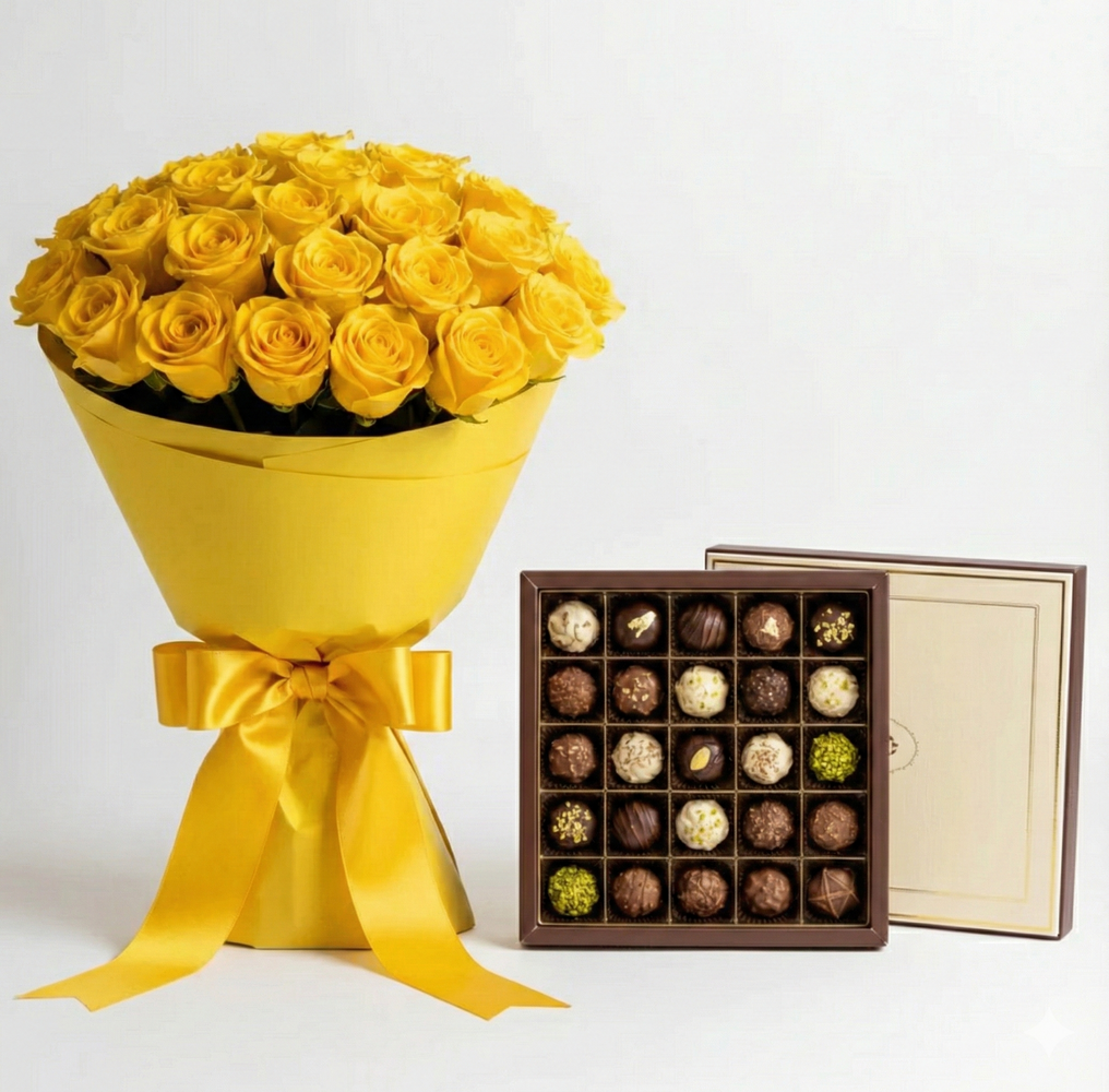 Rose Gialle e Praline d'Autore