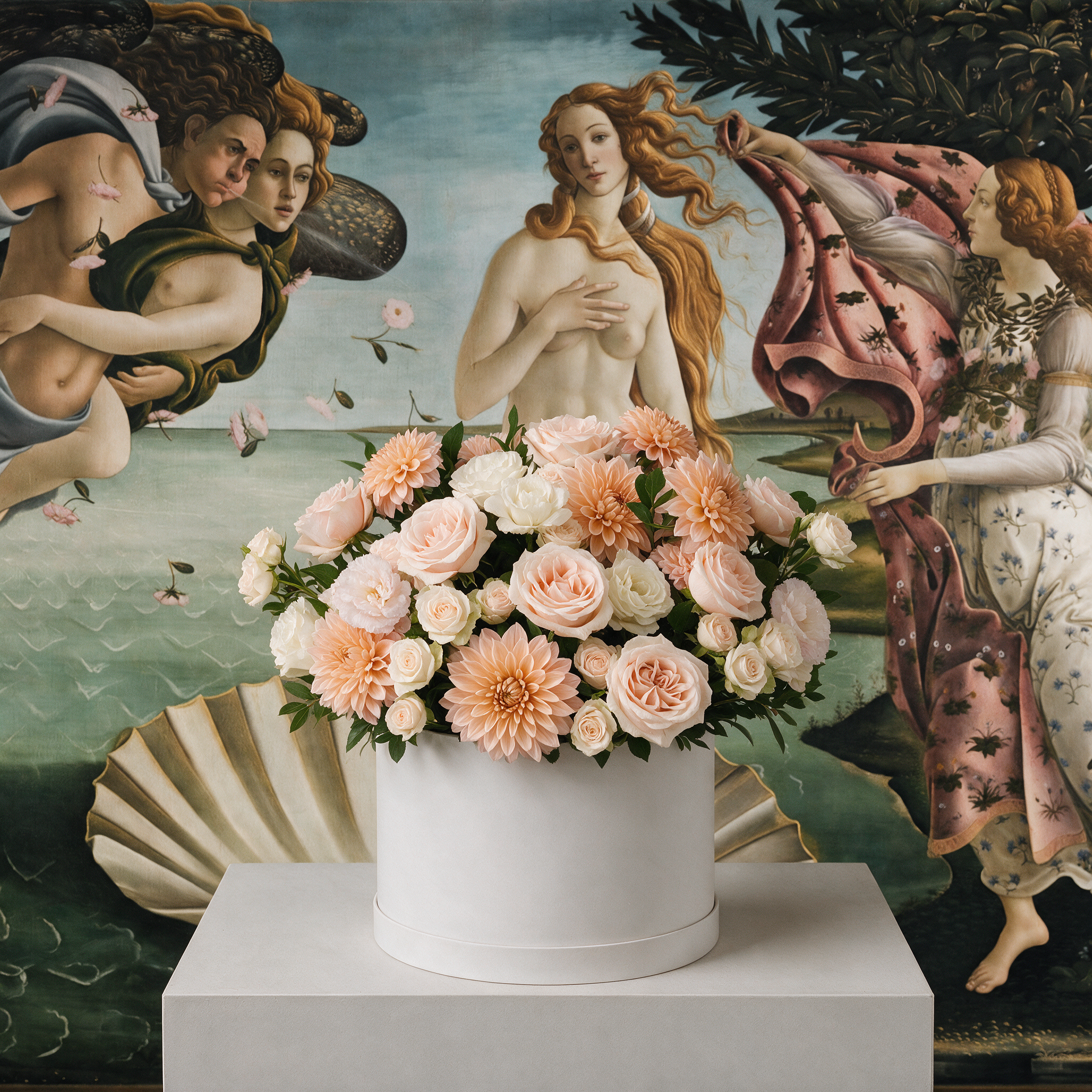 Boîte à chapeaux Botticelli - La Naissance de Vénus