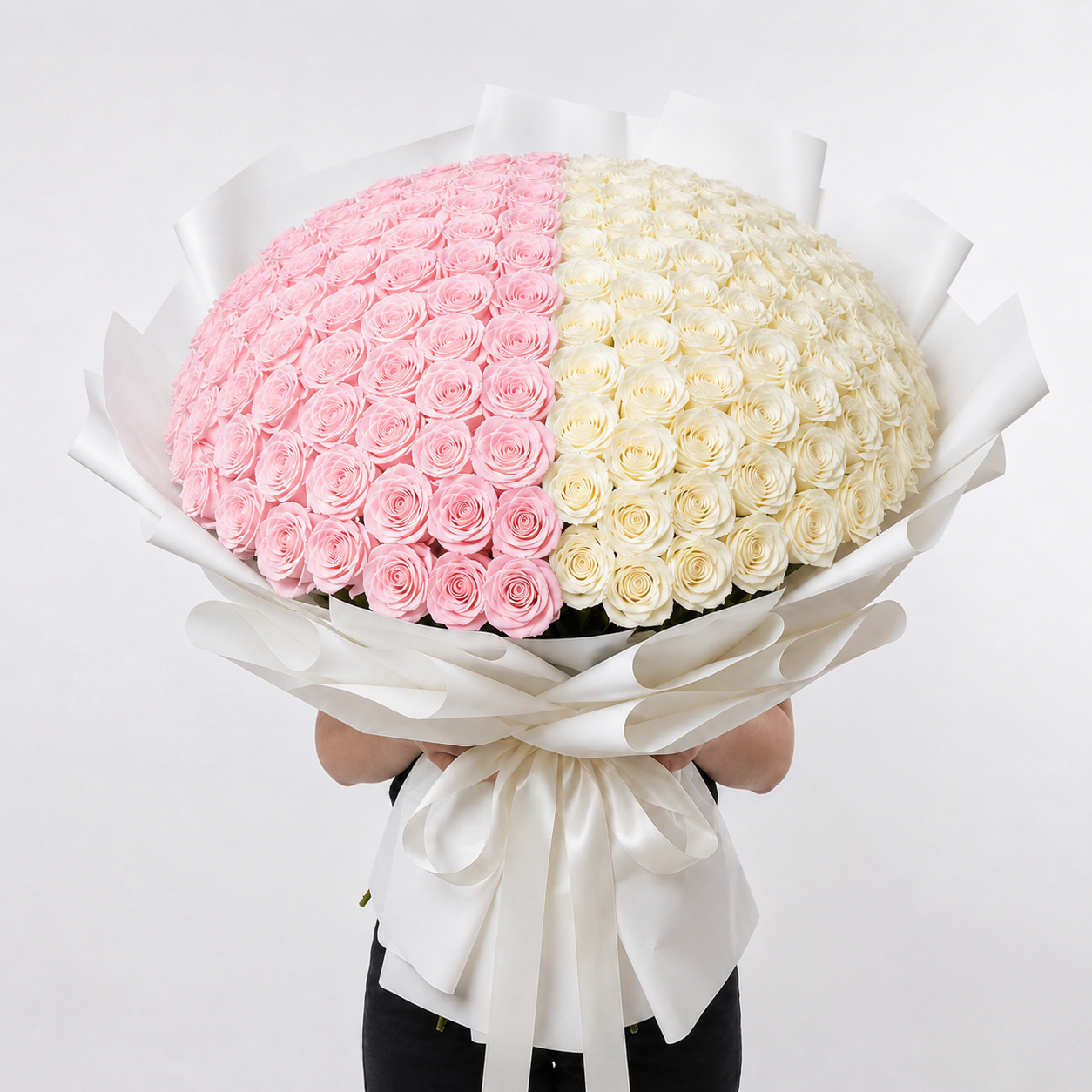 MAXI Bouquet de roses en forme de cœur