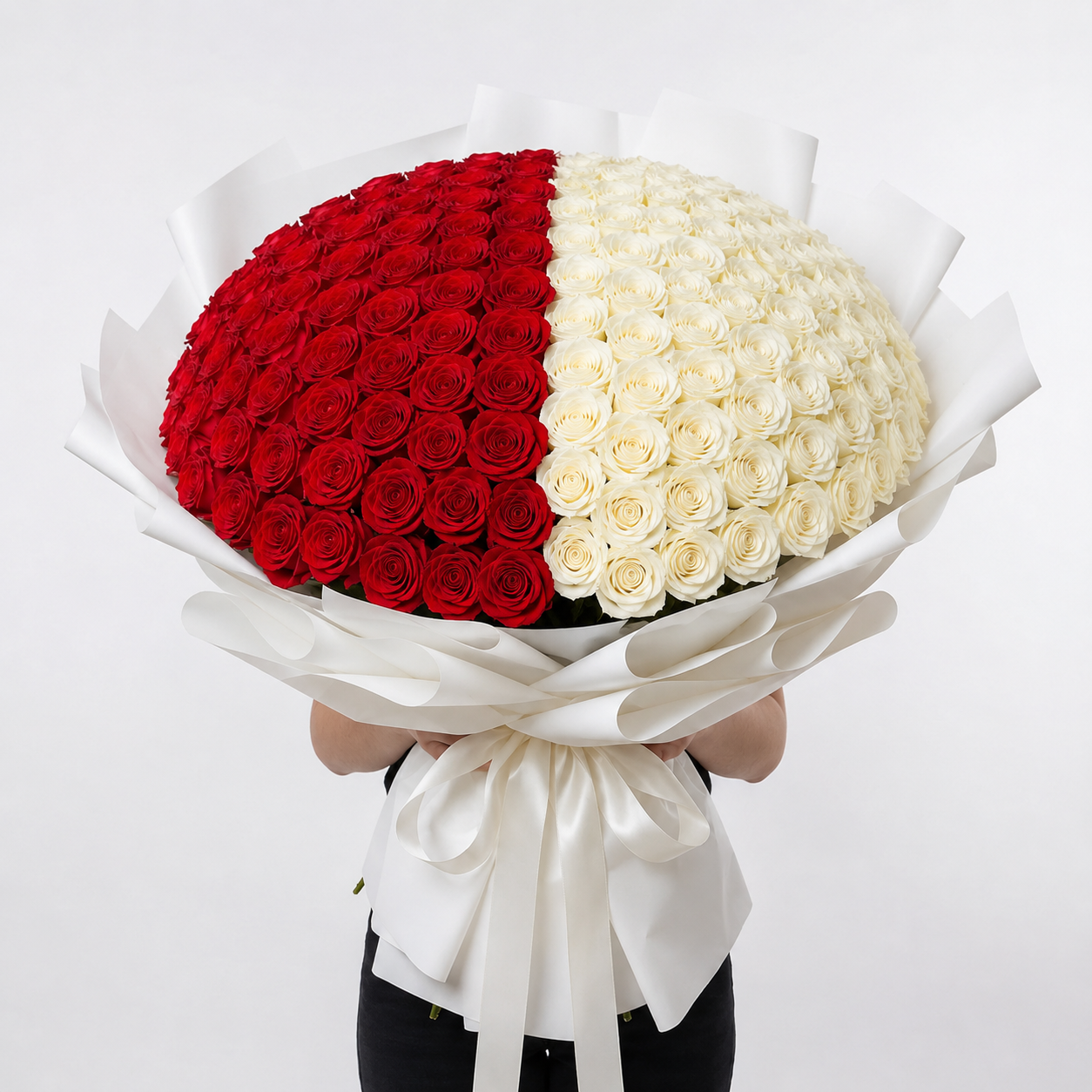 MAXI Bouquet de roses en forme de cœur