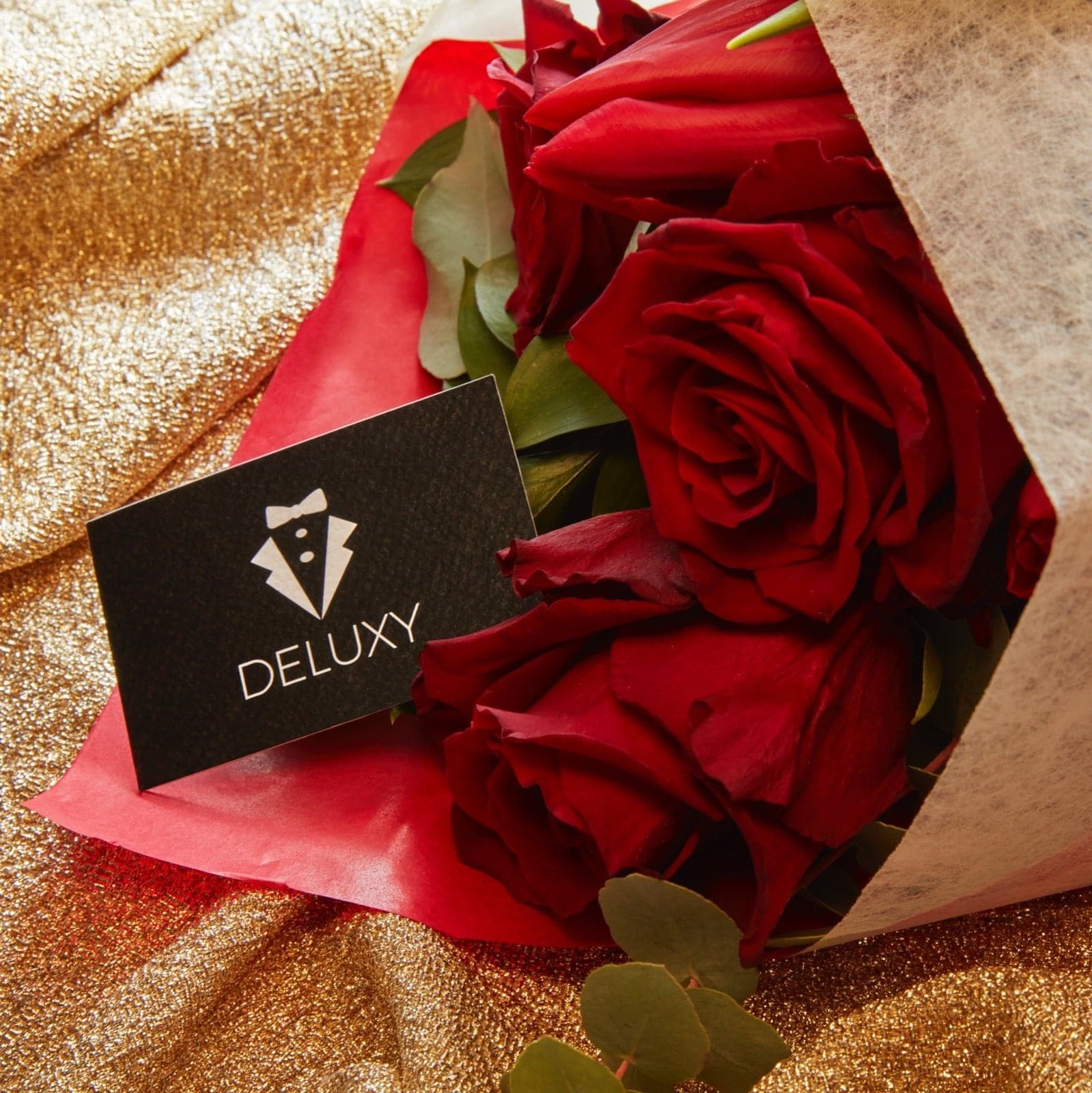 Cioccolatini, Champagne e Rose Rosse - DELUXY